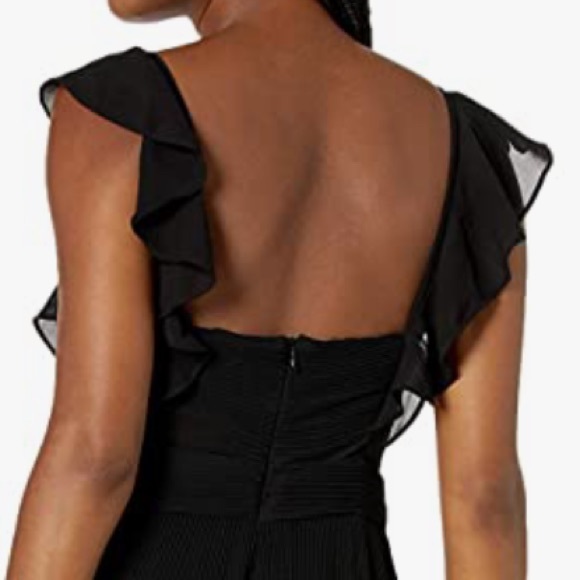 NEW ASTR the Label Black Golden Hour Wide -Leg Cutout Front Jumpsuit Siz… - Picture 4 of 15